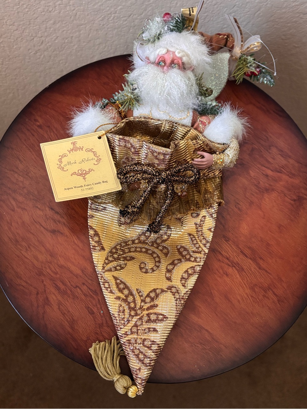 Mark Roberts Aspen Woods Fairy Candy Bag 51-75892 Christmas ornament